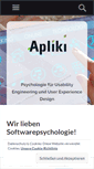 Mobile Screenshot of apliki.de